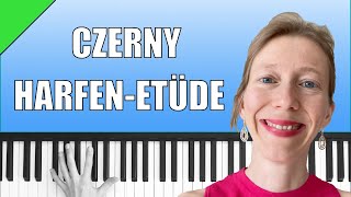 Czerny  Harfen Etüde  Op261 No53  Klavier Tutorial [upl. by Suzi747]