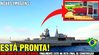 NOVO NAVIO NA ARMADA BRASILEIRA Novo Navio De Guerra do Brasil Está na RETA FINAL DE CONSTRUÇÃO [upl. by Eidde660]