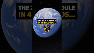 The 2024 Premier Lacrosse League Schedule From Google Earth shorts [upl. by Alletnahs]