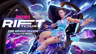 FORTNITE Evento ARIANA GRANDE Rift Tour Featuring Ariana Grande Gameplay [upl. by Barbabas]