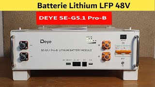 Je test la batterie LFP DEYE 512Kwh [upl. by Enrichetta]