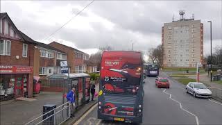 NX West Midlands 18 Full Route Journey Visual Bartley Green to Yardley Wood  BV52OBE 4387 [upl. by Otsirc]