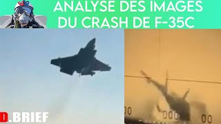 CRASH F35C ANALYSE DES IMAGES PAR UN EX PILOTE DE RAFALE [upl. by Horick]