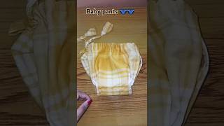 Baby pants🩲 cutting and stitching ll pants for two month baby 👶 sewing shorts ytshorts babydress [upl. by Haduj]