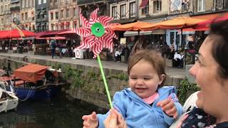 The Beauty of Honfleur France  Cute Coastal Town in Normandy [upl. by Marozas24]