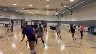 UNI volleyball opened practice for its 50th season Thursday [upl. by Nired]