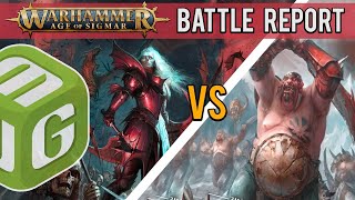 Ogor Mawtribes vs Soulblight Gravelords Warhammer Age of Sigmar Battle Report  The Lost City Ep 29 [upl. by Aener]