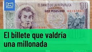 Billete colombiano que podría costar millones [upl. by Sterrett651]