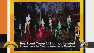 Boy Scout Troop 248 brings haunted house back to Oakdale [upl. by Diann758]