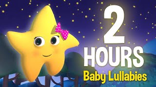 Twinkle Twinkle Little Star  2 HOUR Lullabies  Baby Sensory – Calming Bedtime Songs for Babies [upl. by Esenahs]