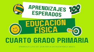 Aprendizajes Esperados Educación Física Cuarto Grado de Primaria SEP México [upl. by Ng89]