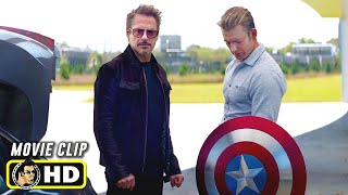 AVENGERS ENDGAME 2019 Tony Gives Cap His Shield Back HD IMAX Clip [upl. by Lucille]