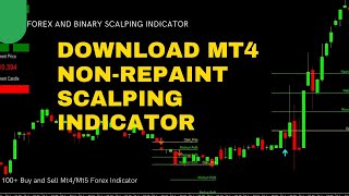 Mt4 nonrepaint scalping Indicator  Most Accurate Forex Indicators 2021 [upl. by Auhsuoj789]