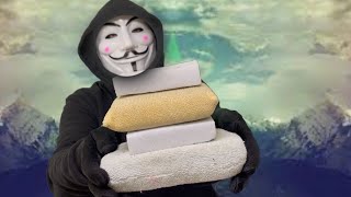 Anonymous ASMR sponge scratching tingles  No Talking [upl. by Arolf]