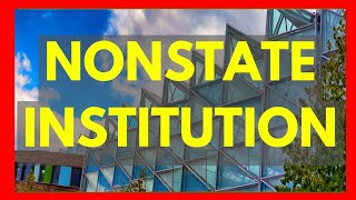 Nonstate Institutions  UCSP [upl. by Bogosian802]