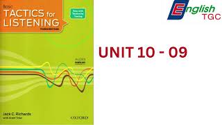 TACTICS for LISTENING BASIC UNIT 10 09 [upl. by Ahsehat448]