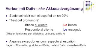 Dativo  Acusativo 1 [upl. by Leanor]