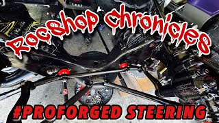 RocshopChronicles VLOG  ProForged Front Steering in the 87 Elco [upl. by Ashlan]