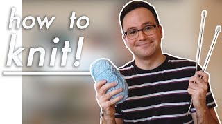 How to Knit Easy for Beginners [upl. by Ylevol]