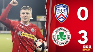 HIGHLIGHTS  Coleraine 03 Cliftonville After extratime [upl. by Thorin]