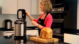 Baking flavoured loaves using the raisin nut dispenser in the Panasonic breadmaker [upl. by Hairakcaz]