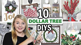 WOW 10 NEW Impressive Dollar Tree Christmas DIYS  DIY Christmas 2020  Krafts by Katelyn [upl. by Eduj]