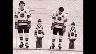 Gilbert Perreault stands next to a little boy right at the NHL all star game 1978 in Buffalo [upl. by Nalani]