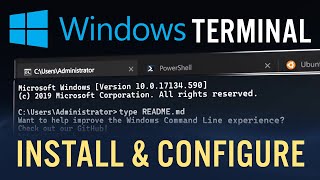 Windows Terminal Install and Configure [upl. by Viehmann]