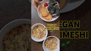 Mi intento de Yakimeshi vegano 🌱✨️ vegan cocina [upl. by Kenay]