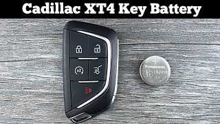 2024 CADILLAC XT4 Key Fob Battery Replacement  How To Replace Change XT4 Remote Batteries DIY [upl. by Andromache]