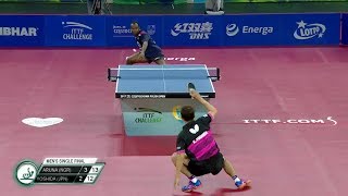 2017 Polish Open MsFinal ARUNA Quadri NGR Vs YOSHIDA Kaii JPN Full MatchEnglishHD [upl. by Nolitta634]