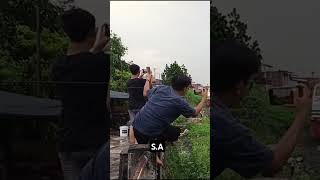 KA Linggpati Berngkt Cuaca Hujan Badai railfans train fypシ゚viral viralshorts subscribe share [upl. by Pelpel]