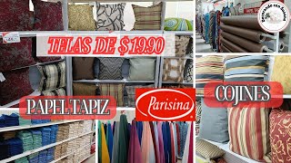 🌿RECORRIDO EN🌿 PARISINA TELAS DESDE 1990 DECORACION🏠CORTINAS COJINES TOALLAS Y NOVEDADES 2024 [upl. by Chambers]