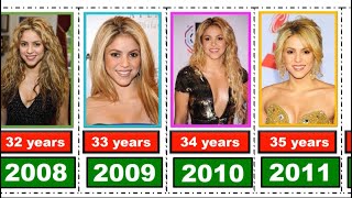 Evolution Shakira ll from 1977 To 2023 [upl. by Hinckley]