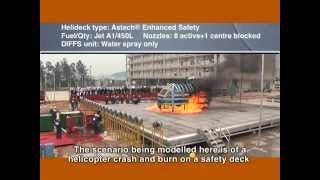 Aluminium Offshore  Deck Intregrated Fire Fighting System  DIFFS [upl. by Netsryk]