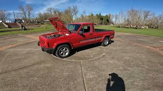 1991 Jeep Comanche Eliminator HO RestoMod  Exterior walkaround and POV Drive [upl. by Ardnossak520]