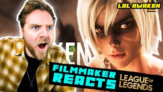 FILMMAKER REACTS TO LEAGUE OF LEGENDS AWAKEN  DEEP DIVE BREAKDOWN  HOLY SMOKES [upl. by Irrol]