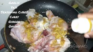 An Easy Nigerian One Pan Chicken Curry Prep Recipe  MDEVAAN [upl. by Yelkreb]