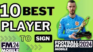 FM 24 Mobile  Best Player to Sign  Cheap amp Bargain [upl. by Ssegrub473]