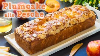 Plumcake Soffice alle Pesche e Yogurt  Ricetta Facile  55Winston55 [upl. by Ojadnama]