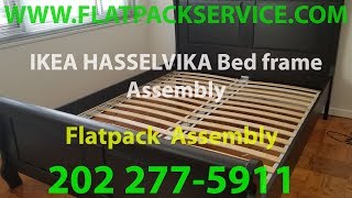 IKEA HASSELVIKA Bed frame assembly in DC MD amp VA by FLATPACKSERVICECOM • 202 2775911• Same Day [upl. by Pierro]