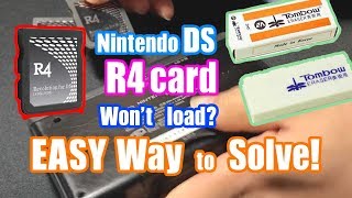 R4 wont work Solution Easy Fix with Rubber Eraser Nintendo DS [upl. by Akemor]