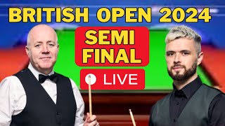 John Higgins Vs Oliver Lines  Unibet British Open 2024  Semi Final [upl. by Eedyak171]