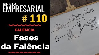 Direito Empresarial  Aula 110  Fases do Processo de Falência [upl. by Casandra521]