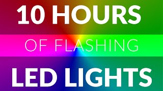 10 Hours of disco lights flashing led lights effects video [upl. by Isaiah]