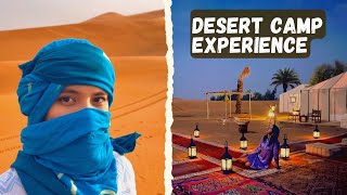 How We Spent a Night in a Luxury Desert Camp  Sahara Adventures [upl. by Ethelbert]