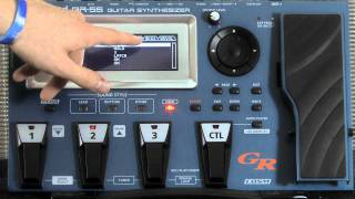 Roland GR55 Patch Edit Tutorial Part 2  Model Guitar Effects [upl. by Ahtanaram]