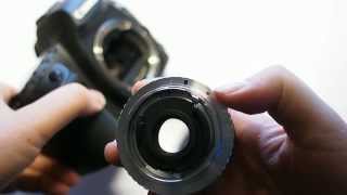 How To Attach A Nikon Lens To A Canon DSLR Using One Of Our Lens Adapters [upl. by Woodman228]