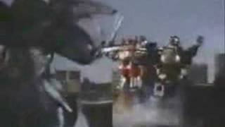 Mighty Morphin Power Ranger OldSchool Megazord Battle Cyclopsis [upl. by Durham]