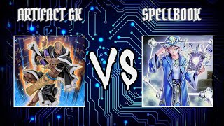 MolsonArtifact Gravekeeper vs samoopustenoSpellbook  Yugioh Hat Format  Dueling Book [upl. by Fachan835]